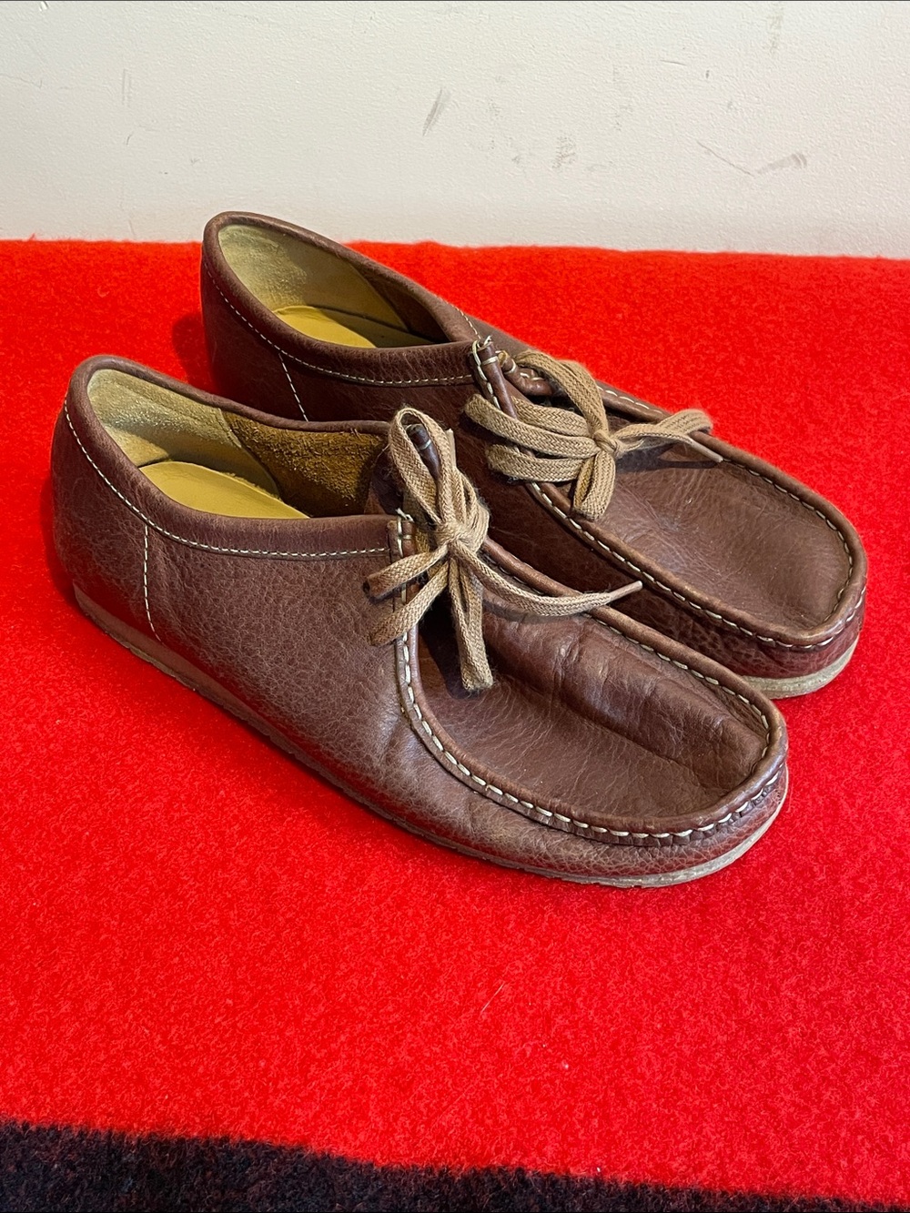 Clark’s Wallabees leather shoes